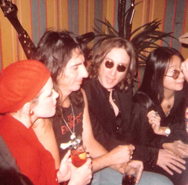 John Lennon And Alice Cooper